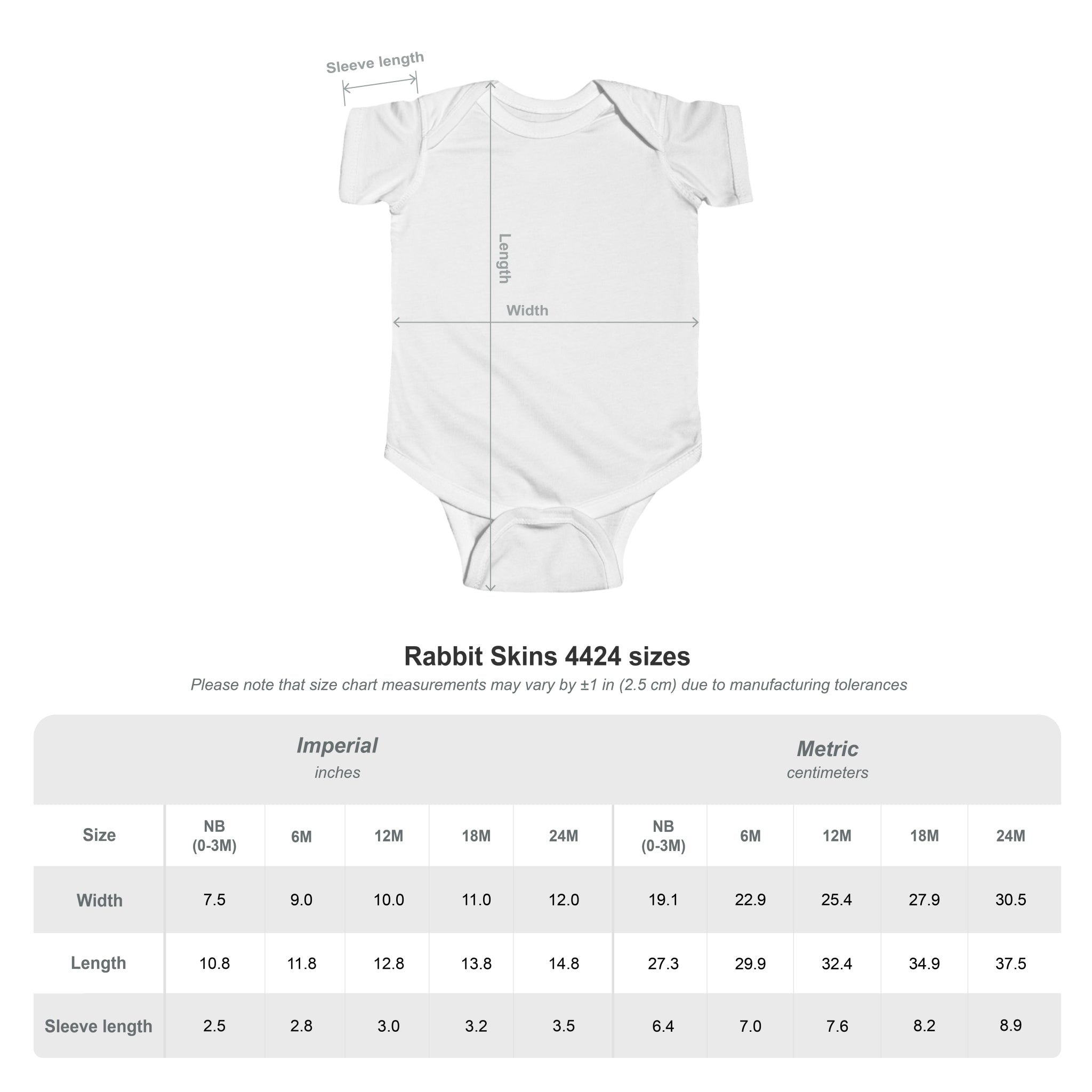 Cotton Bodysuit with BABY'S NAME in Japanese